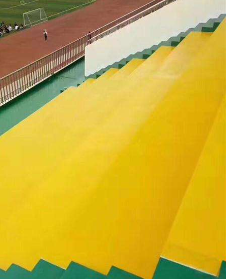 城中球场台阶翻新修补改造